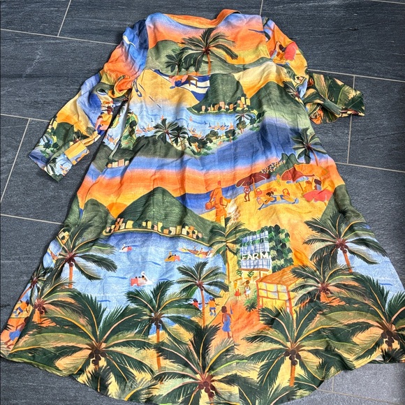 FARM Rio Multicolor Tropical Long Sleeve Dress - Picture 6 of 9